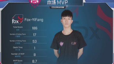 【BPL夏季赛】胜者组第一轮第3场，FOX领先全场！
